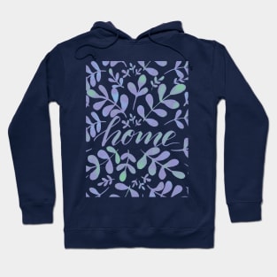 Watercolor home foliage - lilac Hoodie